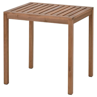NÄMMARÖ - Table, outdoor, light brown stained, 75x63 cm - best price from Maltashopper.com 00510308