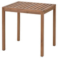 NÄMMARÖ table, outdoor, light brown stained, 75x63 cm