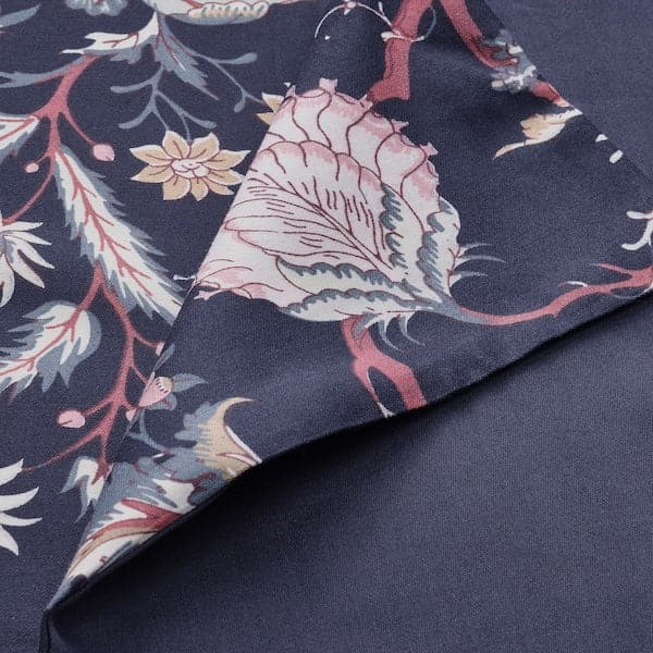 NÄSSELKLOCKA - Duvet cover and 2 pillowcases, dark blue/multicolour, 240x220/50x80 cm - best price from Maltashopper.com 30522871
