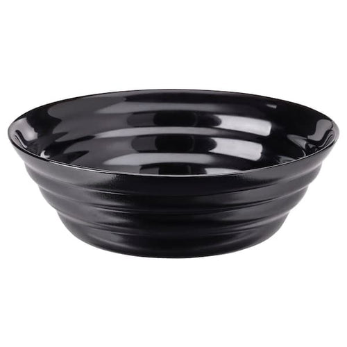 NÄTBARB - Bowl, black, 14 cm