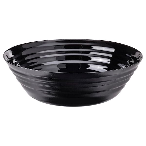 Ikea NÄTBARB - Serving bowl, black, 22 cm