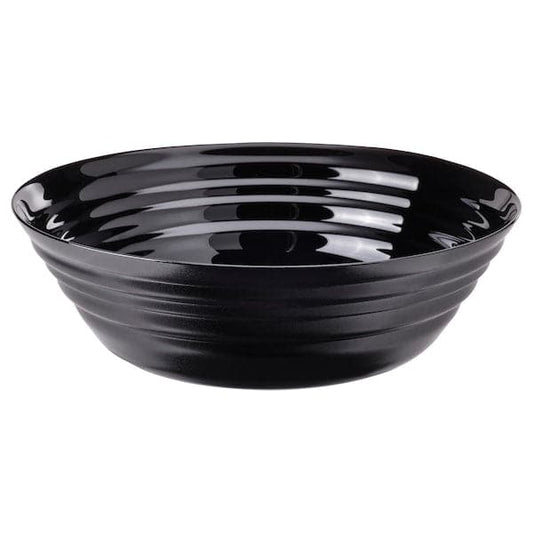 Ikea NÄTBARB - Serving bowl, black, 22 cm