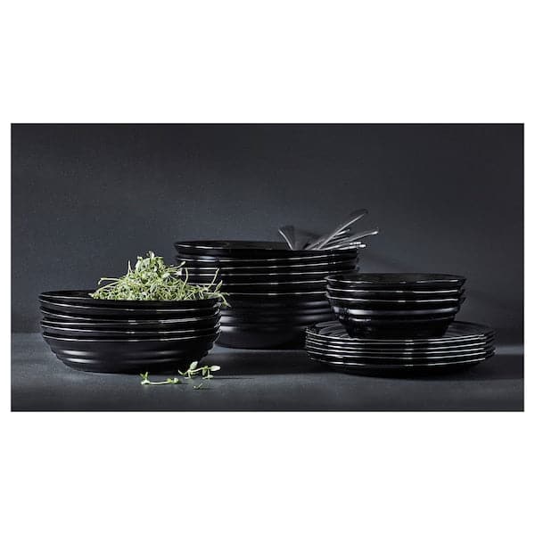 Ikea NÄTBARB - Bowl, black, 14 cm