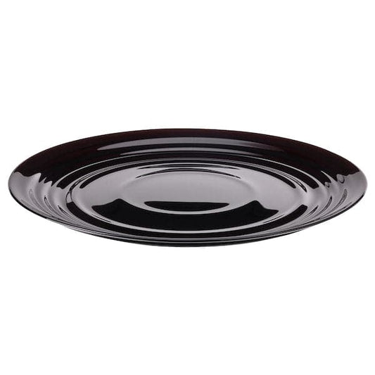 Ikea NÄTBARB - Plate, black, 24 cm