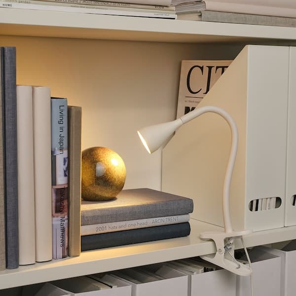 NÄVLINGE LED filler with clamp - white - best price from Maltashopper.com 70449888