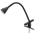 NÄVLINGE LED clamp spotlight, black, 34 cm