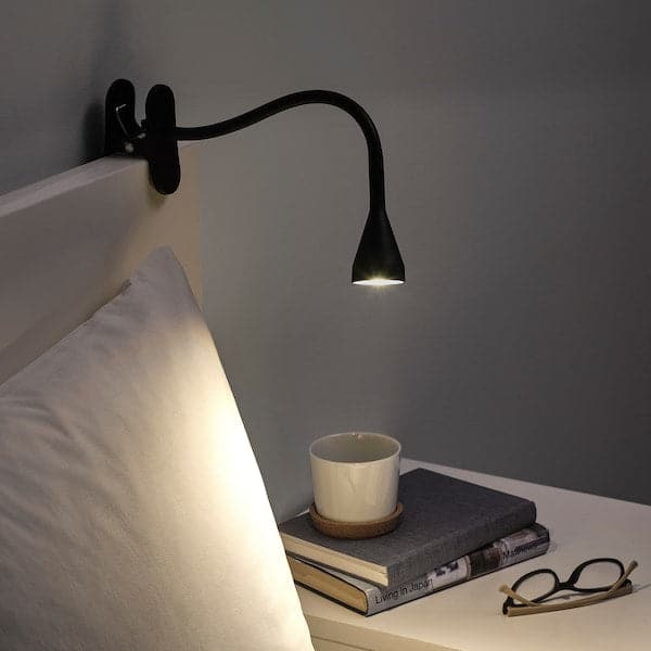 Ikea NÄVLINGE LED filler with clamp - black ,