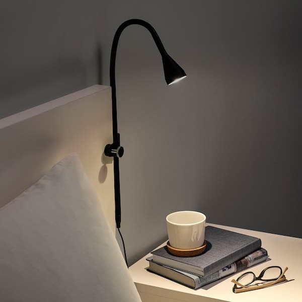 Ikea NÄVLINGE Wall/Clamp LED Filler - Black ,