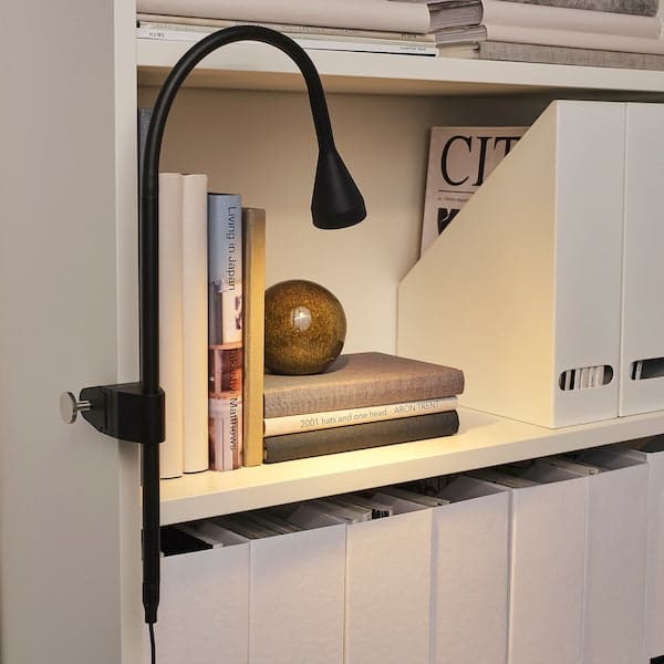 NÄVLINGE Wall/Clamp LED Filler - Black , - best price from Maltashopper.com 10408273