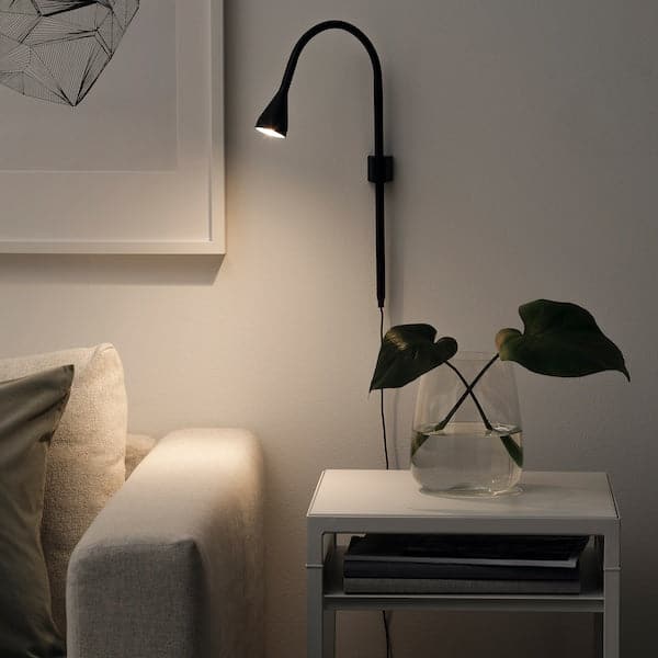 Ikea NÄVLINGE Wall/Clamp LED Filler - Black ,