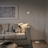 NÄVLINGE Floor lamp/LED reading - white - best price from Maltashopper.com 20405108