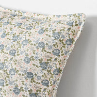NATTFLYN - Cushion cover, floral pattern/blue, 50x50 cm - best price from Maltashopper.com 00573598