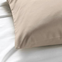 NATTJASMIN - Pillowcase, light beige, 50x80 cm - best price from Maltashopper.com 00442767