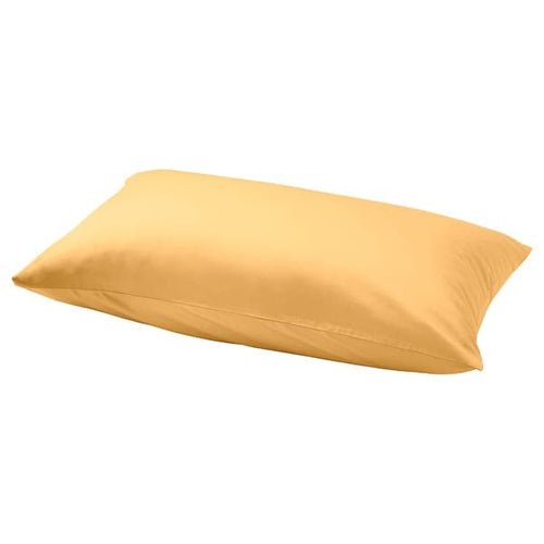 NATTJASMIN - Pillowcase, yellow, 50x80 cm
