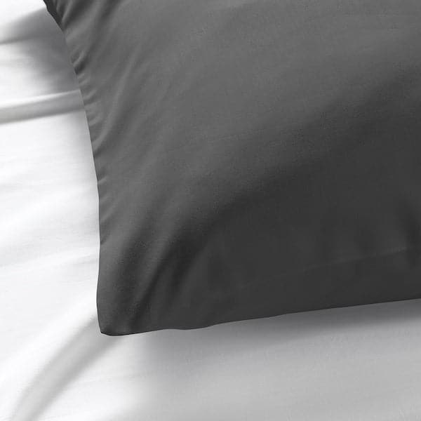 NATTJASMIN - Pillowcase, dark grey, 50x80 cm - best price from Maltashopper.com 60442707