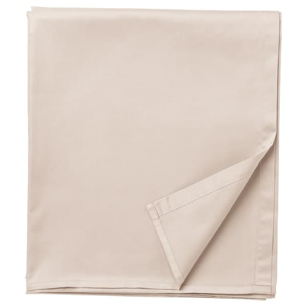 Ikea NATTJASMIN Sheet - light beige 150x260 cm