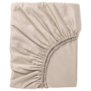 Ikea NATTJASMIN - Fitted sheet, light beige , 90x200 cm