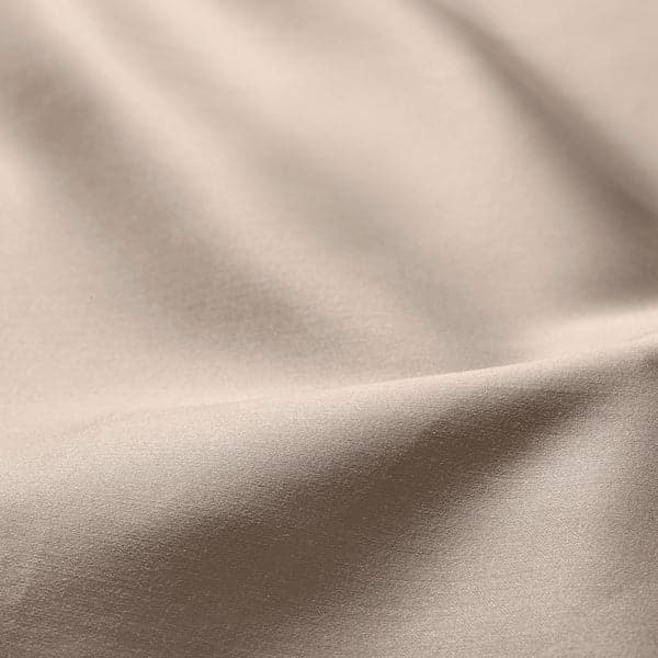 NATTJASMIN Sheet with corners - light beige 140x200 cm , 140x200 cm - best price from Maltashopper.com 80442730