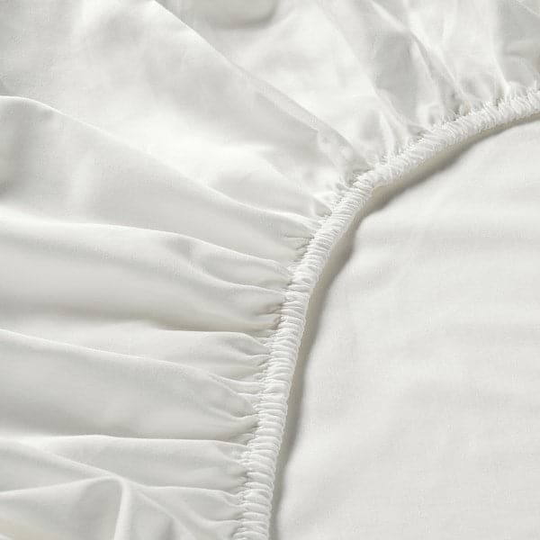 Ikea NATTJASMIN Sheet with corners - white 140x200 cm , 140x200 cm