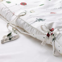 NATTSLÄNDA - Duvet cover and pillowcase, floral pattern multicolour, 150x200/50x80 cm - best price from Maltashopper.com 50508015