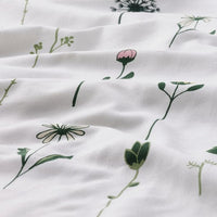 NATTSLÄNDA - Duvet cover and pillowcase, floral pattern multicolour, 150x200/50x80 cm - best price from Maltashopper.com 50508015