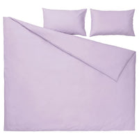 NATTSVÄRMARE - Duvet cover and 2 pillowcases, lilac, 240x220/50x80 cm - best price from Maltashopper.com 00529181