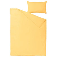 NATTSVÄRMARE - Duvet cover and pillowcase, yellow, 150x200/50x80 cm - best price from Maltashopper.com 80529342