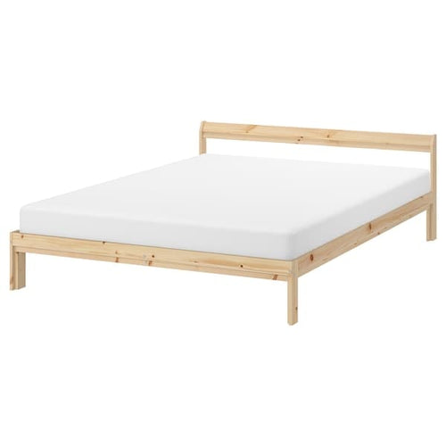 NEIDEN Bed frame, pine/Lindbåden, 160x200 cm , 160x200 cm