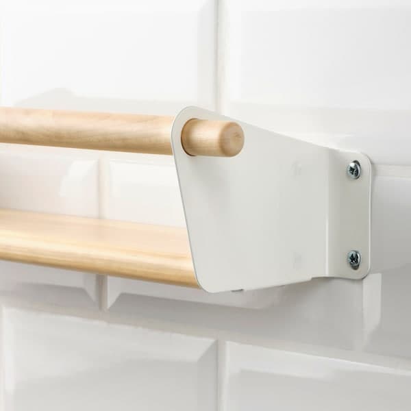 NEREBY - Wall shelf, birch, 40x10 cm - best price from Maltashopper.com 90465924