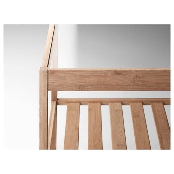 NESNA - Bedside table, bamboo, 36x35 cm , 36x35 cm - best price from Maltashopper.com 70215525