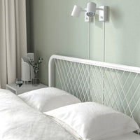 NESTTUN Bed structure - white/Leirsund 140x200 cm , 140x200 cm - best price from Maltashopper.com 49158065