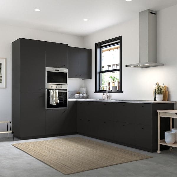 NICKEBO - Door, matt anthracite, 60x140 cm - best price from Maltashopper.com 50537720