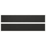 NICKEBO drawer front, matt anthracite, 60x10 cm, 2 pack