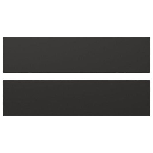 NICKEBO - Drawer front, matt anthracite, 40x10 cm - best price from Maltashopper.com 00537727