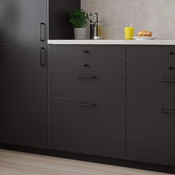 NICKEBO - Drawer front, matt anthracite, 40x20 cm - best price from Maltashopper.com 80537728