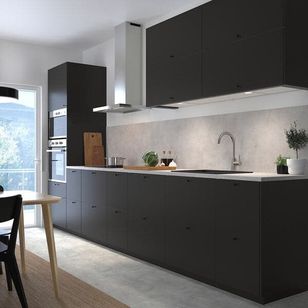 NICKEBO - Front for dishwasher, matt anthracite, 45x80 cm - best price from Maltashopper.com 10537736