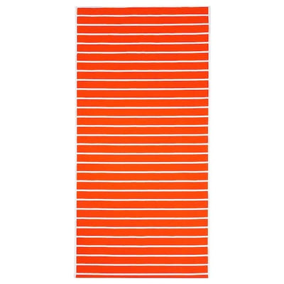 NICKFIBBLA - Pre-cut fabric, orange white/stripe, 150x300 cm - best price from Maltashopper.com 10556254