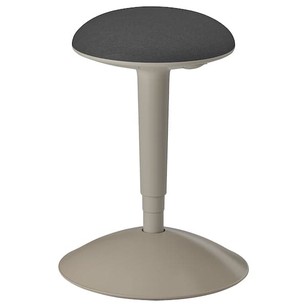 NILSERIK Stool - beige/Dark grey Vissle