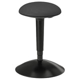 NILSERIK standing support, black/Vissle dark grey, 41 cm