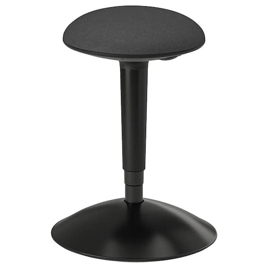 NILSERIK Stool - black/Dark grey Vissle - best price from Maltashopper.com 90491895