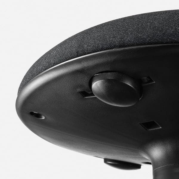 Ikea NILSERIK Stool - black/Dark grey Vissle