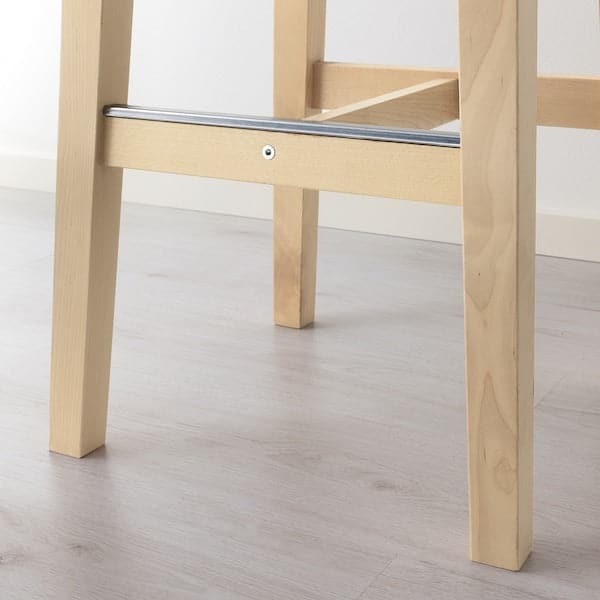 NILSOLLE - Bar stool, birch, 74 cm - best price from Maltashopper.com 10462123
