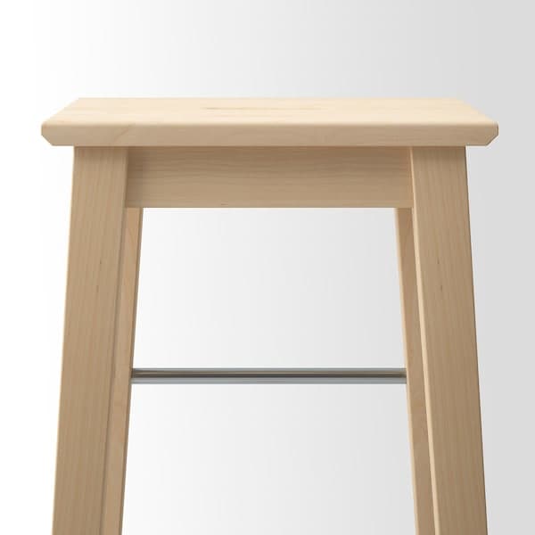NILSOLLE - Bar stool, birch, 74 cm - Premium  from Ikea - Just €77.99! Shop now at Maltashopper.com