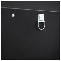 NIMM - Storage box with lid, black, 25x35x15 cm - best price from Maltashopper.com 80518169