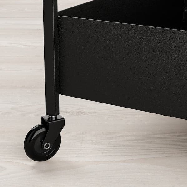 NISSAFORS - Trolley, black, 50.5x30x83 cm - Premium  from Ikea - Just €38.99! Shop now at Maltashopper.com