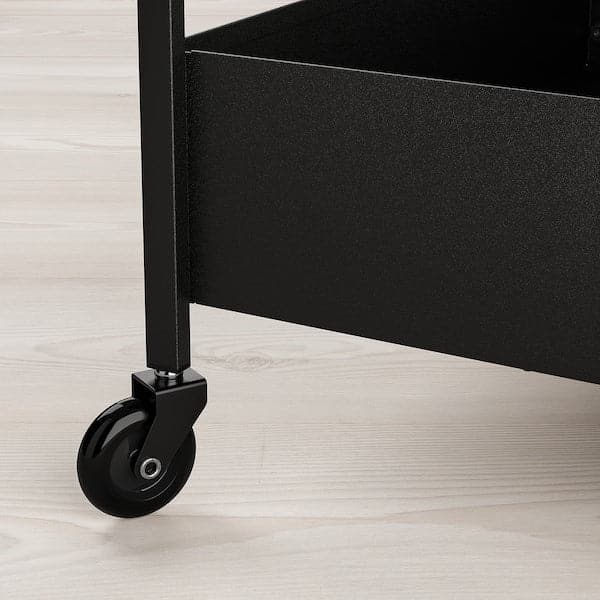 Ikea NISSAFORS - Trolley, black, 50.5x30x83 cm