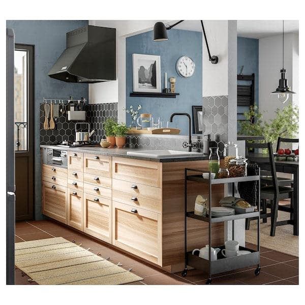 NISSAFORS - Trolley, black, 50.5x30x83 cm - best price from Maltashopper.com 20399777
