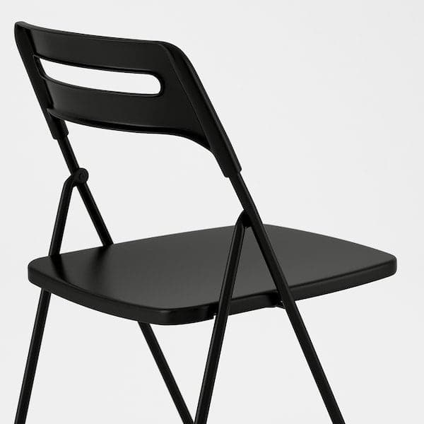 NISSE - Folding chair, black - Premium Chairs from Ikea - Just €19.99! Shop now at Maltashopper.com