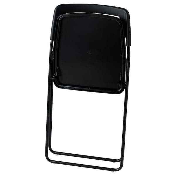 NISSE - Folding chair, black - best price from Maltashopper.com 30115066