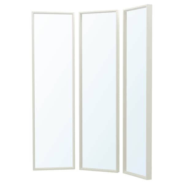 Ikea NISSEDAL - Mirror combination, white, 130x150 cm